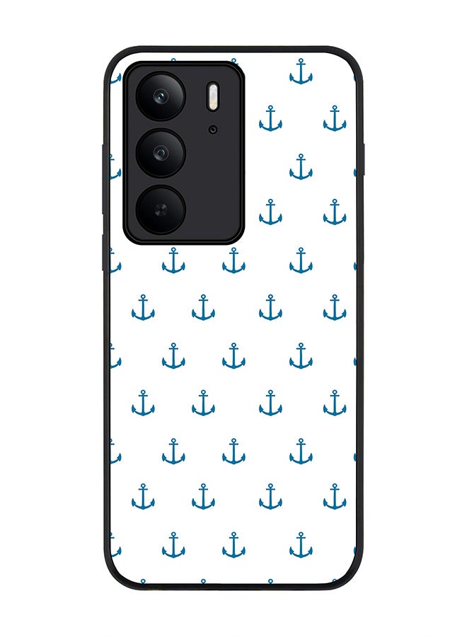 For Realme C75x / C75 4G Case,Slim fit Camera Protection, Shockproof Thin Phone cover  - Anchor Blue